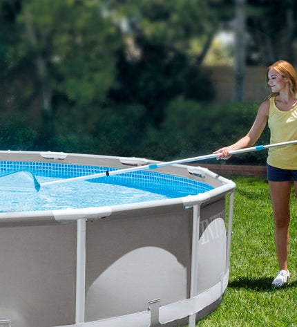 Intex bladverzamelaar voor zwembad, tuin en jacuzzi, handmatige zwembadbladzuiger met telescopische steel voor schoonmaak