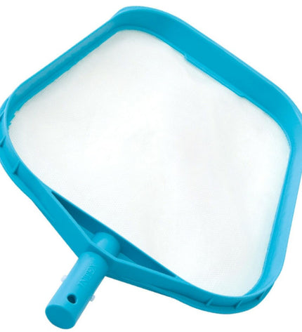 Intex bladverzamelaar voor zwembad, tuin en jacuzzi, met handvat en mesh net voor het verzamelen van bladeren en vuil.