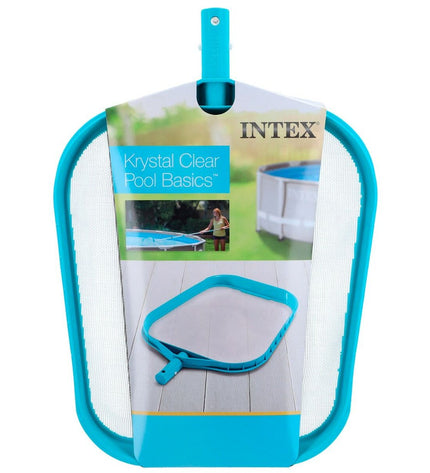 Intex pool leaf collector for gardens and pools, showing a handheld tool with a wide opening for removing debris from swimming pools.