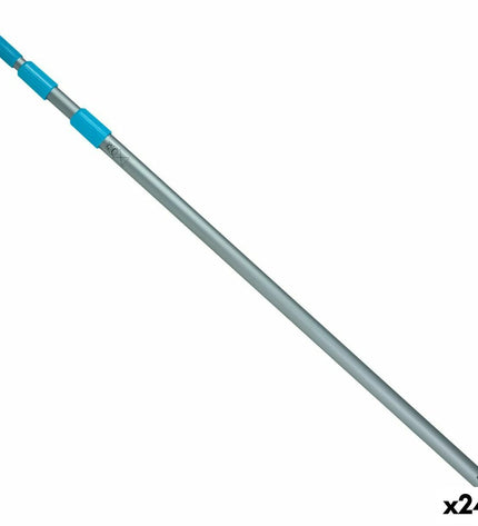 Set of 24 Intex telescopic handvat extensions for pools, jacuzzis, and garden equipment, measuring 3.5 x 239 cm each.