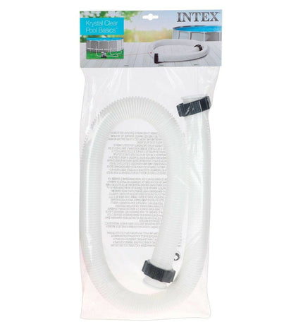 Intex garden hose set with 1.5-inch diameter, 150 cm length, and 38 mm fittings for pools, jacuzzis, and garden irrigation.