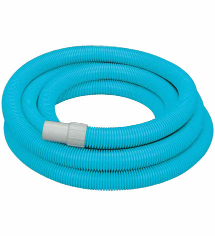 Six Intex garden hoses for pools and jacuzzis, 1.5-inch diameter, 760 cm long, with 38 mm fittings, suitable for pool accessories.