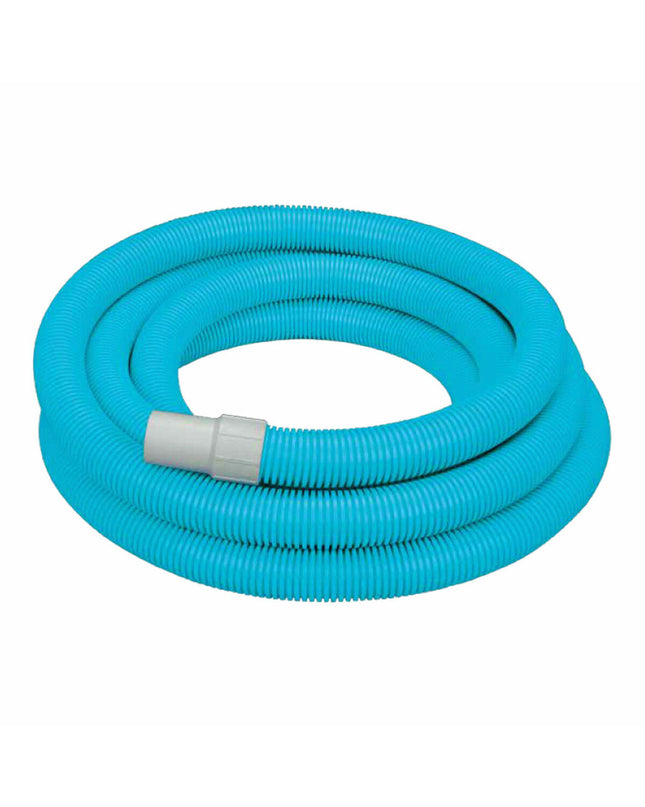 Six Intex garden hoses for pools and jacuzzis, 1.5-inch diameter, 760 cm long, with 38 mm fittings, suitable for pool accessories.