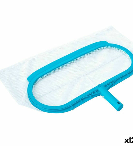 Set of 12 Intex pool skimmers for swimming pools, garden and spa cleaning, measuring 44 x 3 x 29.5 cm.