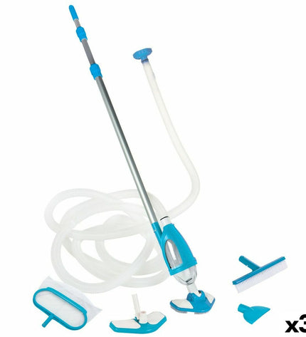 Intex zwembad onderhoudskit met 3 stuks voor tuin, zwembaden en jacuzzi's, inclusief reinigingsgereedschap en accessoires