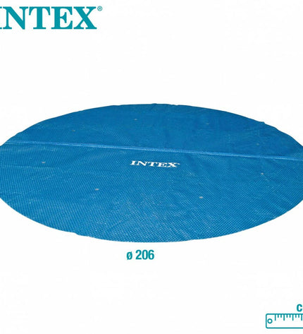 Intex 29020 Easy Set pool cover for 244 cm diameter inflatable pool, outdoor garden, and pool accessories.