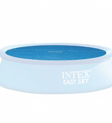 Intex 29023 EASY SET swimming pool cover for 448 cm diameter above-ground pool, outdoor garden and backyard use