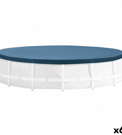 Intex 28030 metal frame pool cover for 305x305 cm pool, outdoor swimming pool accessories, protective cover for Intex pools