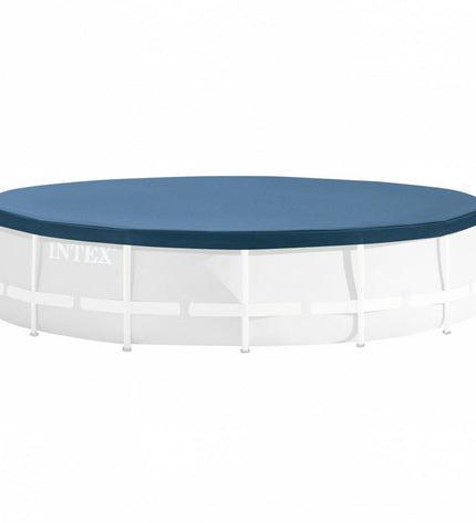Intex metal frame pool cover for 366 x 25 x 366 cm swimming pool, suitable for garden pools and outdoor use