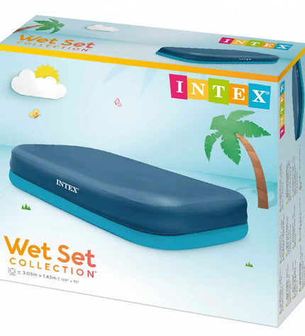 Intex 58412NP pool cover for 305 x 51 x 183 cm garden pools and jacuzzis, weather-resistant and easy to install.