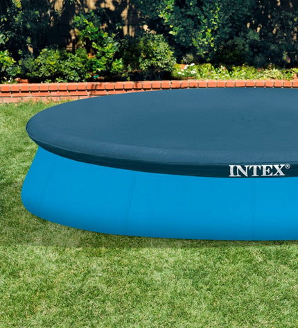 Intex Easy Set pool cover for 366 x 20 cm inflatable pool, outdoor swimming pool accessory, black protective cover