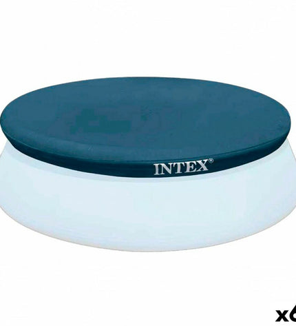 Intex 28021 EASY SET swimming pool cover for 284 x 30 cm pool, outdoor garden, and pool accessories.