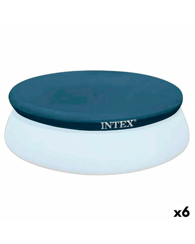 Intex 28021 EASY SET swimming pool cover for 284 x 30 cm pool, outdoor garden, and pool accessories.