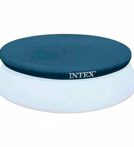 Intex Easy Set pool cover for 221 x 30 x 221 cm inflatable pool, outdoor garden swimming pool accessory.