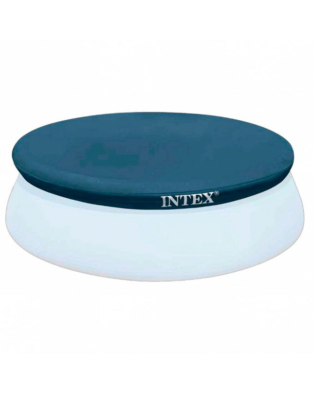 Intex Easy Set pool cover for 221 x 30 x 221 cm inflatable pool, outdoor garden swimming pool accessory.