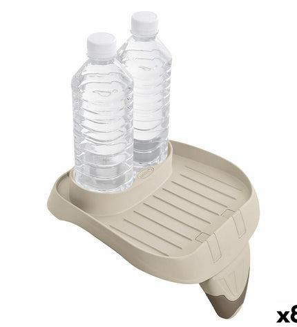 Intex Bekerhouder for PureSpa hot tubs, outdoor garden, Jacuzzi, and pool accessories, shown attached to a spa or pool side.