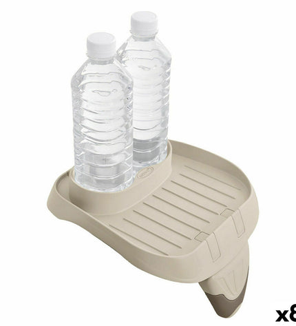 Intex Bekerhouder voor PureSpa tuin jacuzzi, stevig plastic cup holder designed for outdoor hot tubs and spa accessories