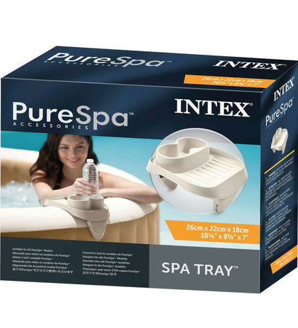 Intex Bekerhouder for PureSpa hot tub, outdoor garden, and pool accessories, mounted on jacuzzi wall for holding drinks.