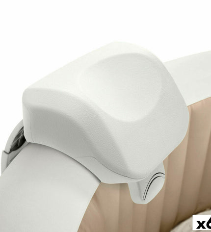Intex PureSpa headrest for garden hot tubs and jacuzzis, showing soft, cushioned support with the Intex logo.