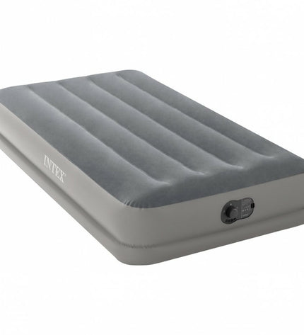 Set of three Intex Prestige air mattresses, 191 x 99 x 30 cm, designed for camping and outdoor use, with inflated surface and built-in valves.