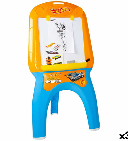 Whiteboard Hot Wheels set with three colorful whiteboards, perfect for creative activities and children's play.