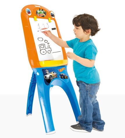 Whiteboard Hot Wheels set with three colorful whiteboards, perfect for creative activities and toys for children.
