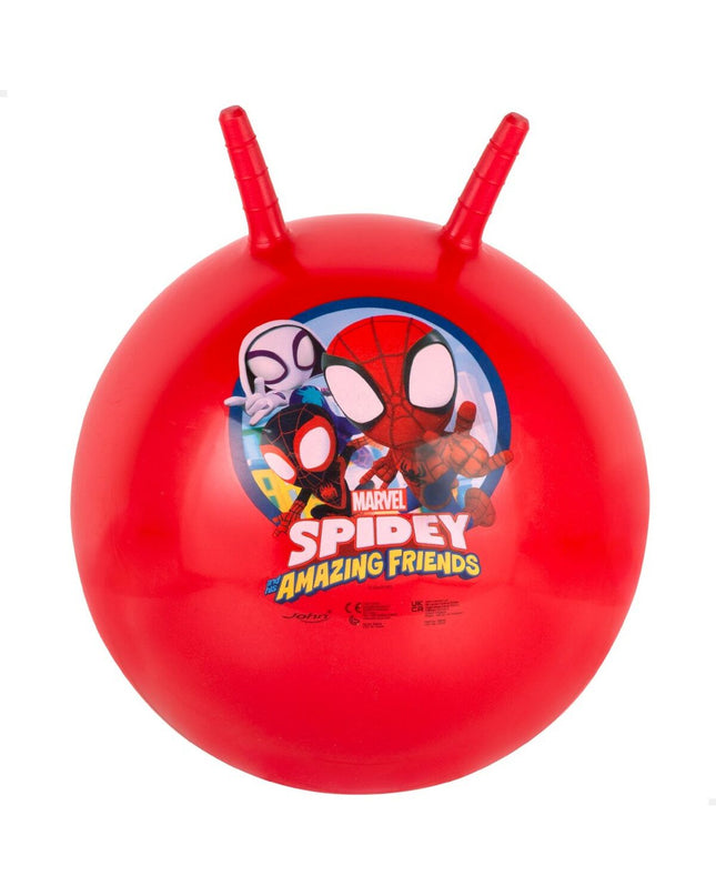 Set of 10 Springbal Spidey outdoor sports balls, 45 cm diameter, bright red color for recreational play and outdoor sports.