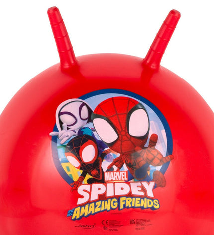 Set of 10 Spidey Springbal Spidey Ø 45 cm red recreational sport balls for outdoor play and sports activities.