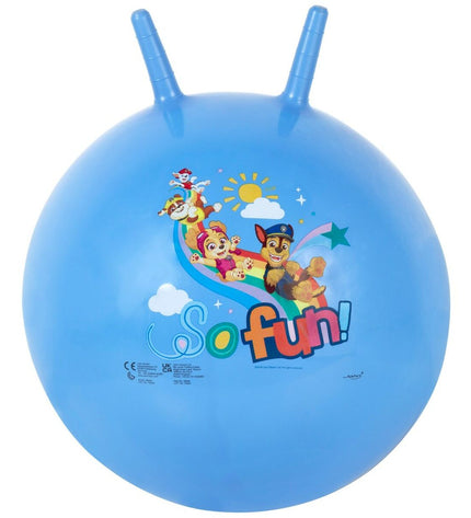 Set of 10 Paw Patrol Springbal balls in blue for outdoor and recreational sports, branded by The Paw Patrol.