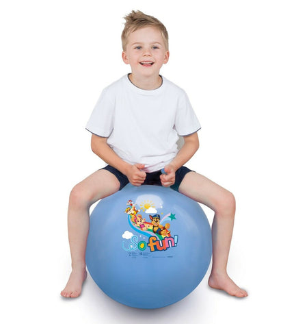 Set of ten blue Paw Patrol springbal balls for outdoor and recreational play, featuring fun Paw Patrol branding.