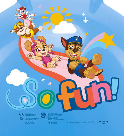 Set of 10 blue Paw Patrol-themed sports balls suitable for outdoor and recreational play, featuring the Paw Patrol brand.
