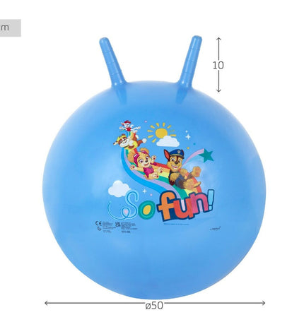 Set of 10 Paw Patrol blue sports balls from Springbal, ideal for outdoor recreational activities and children's play.