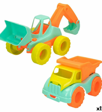 Colorbaby Strandspeelgoedset with 2 pieces, made of polypropyleen, colorful toy set for play and outdoor activities.