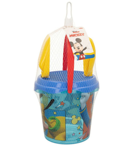 Set of 16 Mickey Mouse strand toys, 18 cm long, colorful plastic play items for outdoor and sport activities.