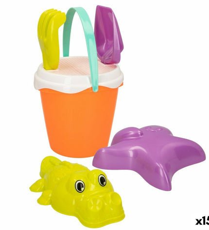 Colorbaby plastic strand toy set with 15 colorful 18cm polypropene pieces for outdoor play and sports activities.