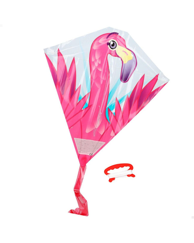 Pink flamingo pool floats from Eolo, 59x55 cm, set of 24, designed for outdoor recreational water activities.