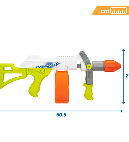 Lanard water pistols, 650ml capacity, colorful plastic toy guns for outdoor play, shown in a pair on a plain background.