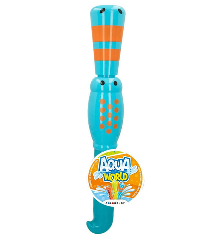 Colorbaby AquaWorld water pistols set, 9 colorful toy water guns for outdoor play, 54.5 x 8.5 x 8.5 cm each, for kids' outdoor fun