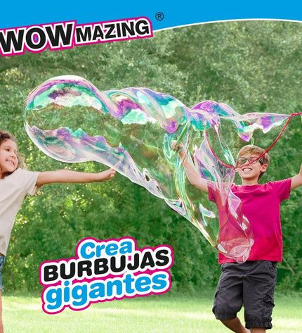 Set of 24 WOWmazing Bellenblaas speelgoed, 41 cm long, ideal for outdoor play and fun activities with colorful bubbles.