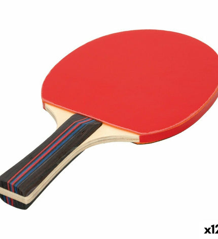 Set of 12 Aktive table tennis rackets for sport and outdoor play, featuring lightweight design and comfortable grip.