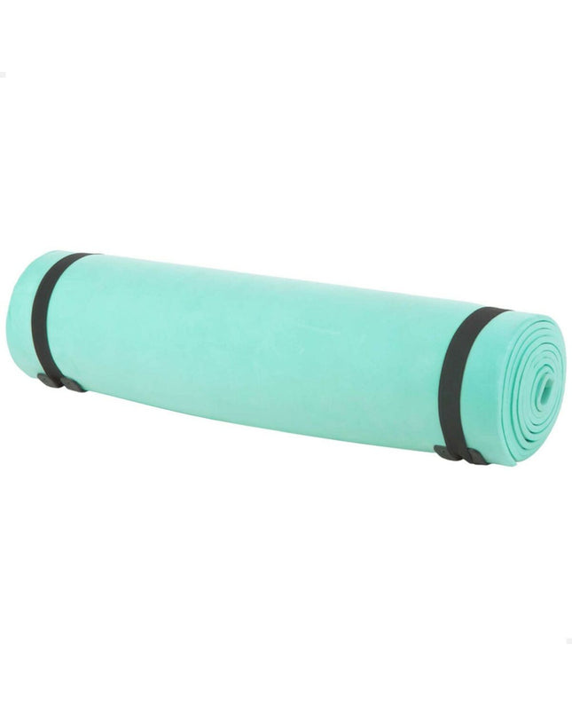 Set of 12 Aktive multicolour camping mats, 180x50x0.5 cm, ideal for outdoor camping and hiking activities.