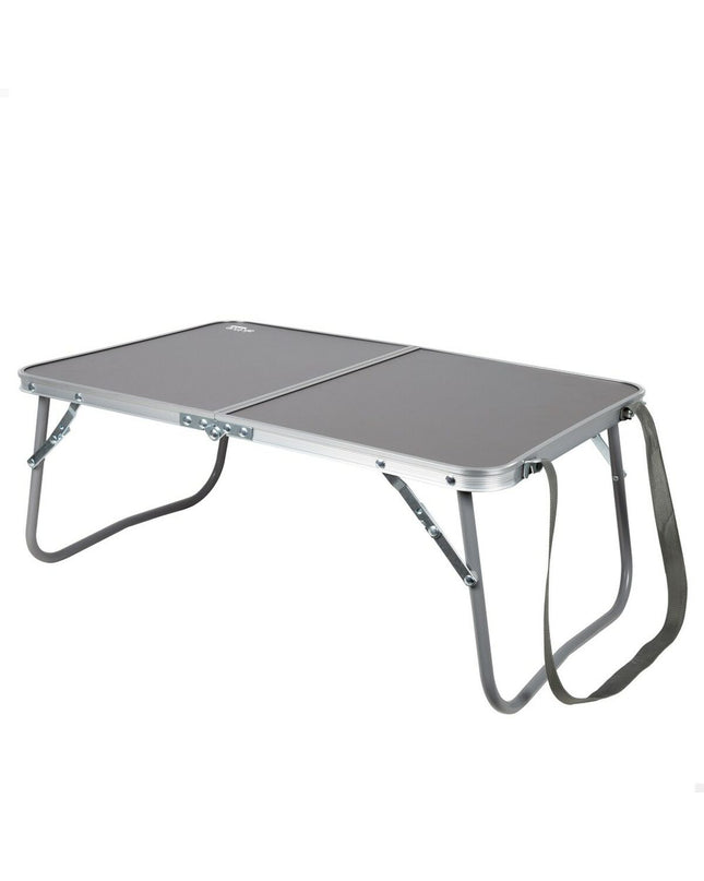 Set of four Aktive camping foldable tables in anthracite, measuring 60x25x40 cm, suitable for outdoor camping and activities.
