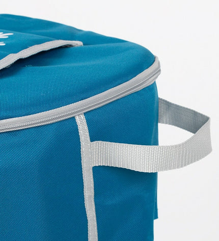Two Aktive blue foldable cool boxes with support, outdoor camping and hiking gear, measuring 43x85x43 cm, set of 2.