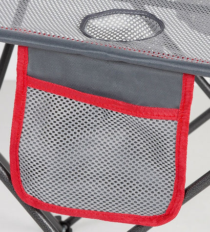 Pair of Aktive camping folding tables in gray, 62x50x50 cm, ideal for outdoor camping and outdoor activities.