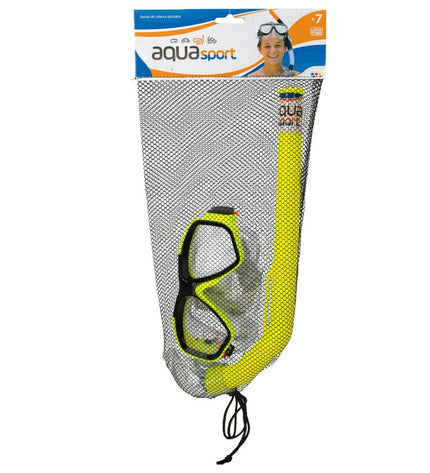 Set of 12 Colorbaby Aqua Sport children's snorkel masks and snorkels for watersport and outdoor swimming activities.