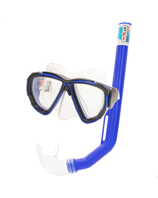 Colorbaby aqua children's snorkel mask and tube set for water sports, includes six colorful masks and snorkels for kids and adults
