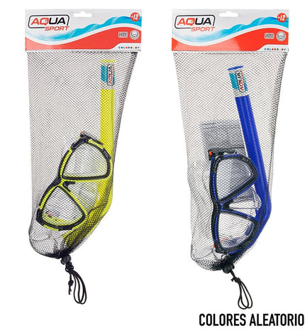 Colorbaby kids and adult snorkel masks and snorkel tubes for water sports, featuring colorful silicone and adjustable straps.