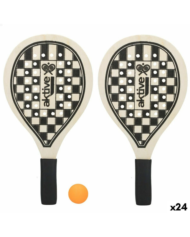 Set of 24 Aktive strand scoops with handles, 20.5 x 39.5 cm, for outdoor games and sports activities.