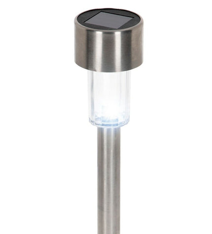 Set of 24 Aktive solar outdoor garden lights, plastic decor with 5.5 x 36 x 5.5 cm size for outdoor decoration.