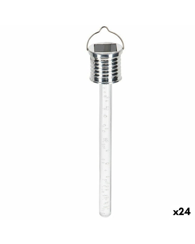 Set of 24 Aktive outdoor garden decorative solar lamps, 3 x 17.5 x 3 cm, for outdoor lighting and decoration.